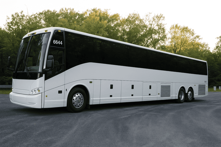 exterior of Taunton Charter Bus coach bus