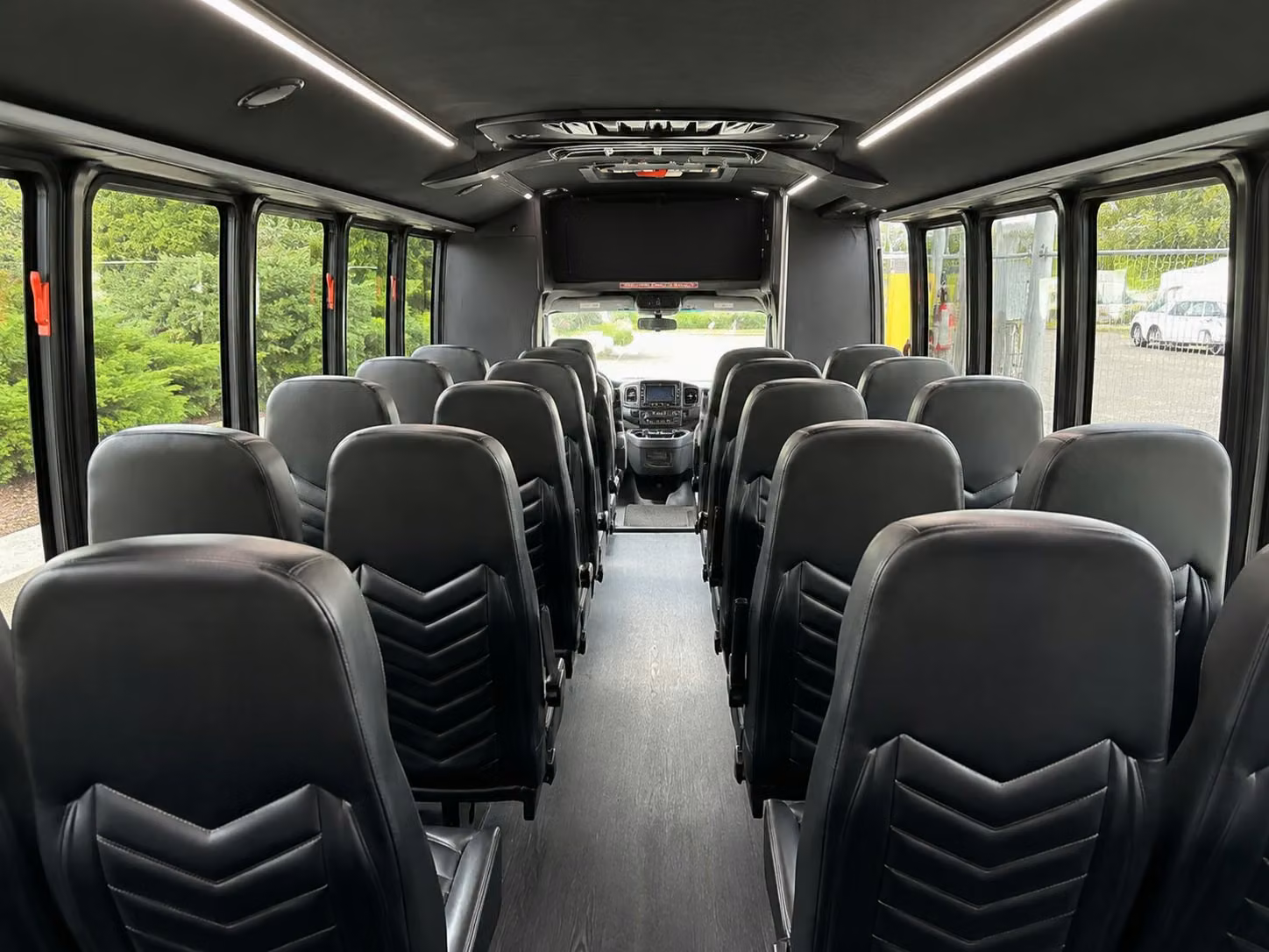 18 passenger minibus inside