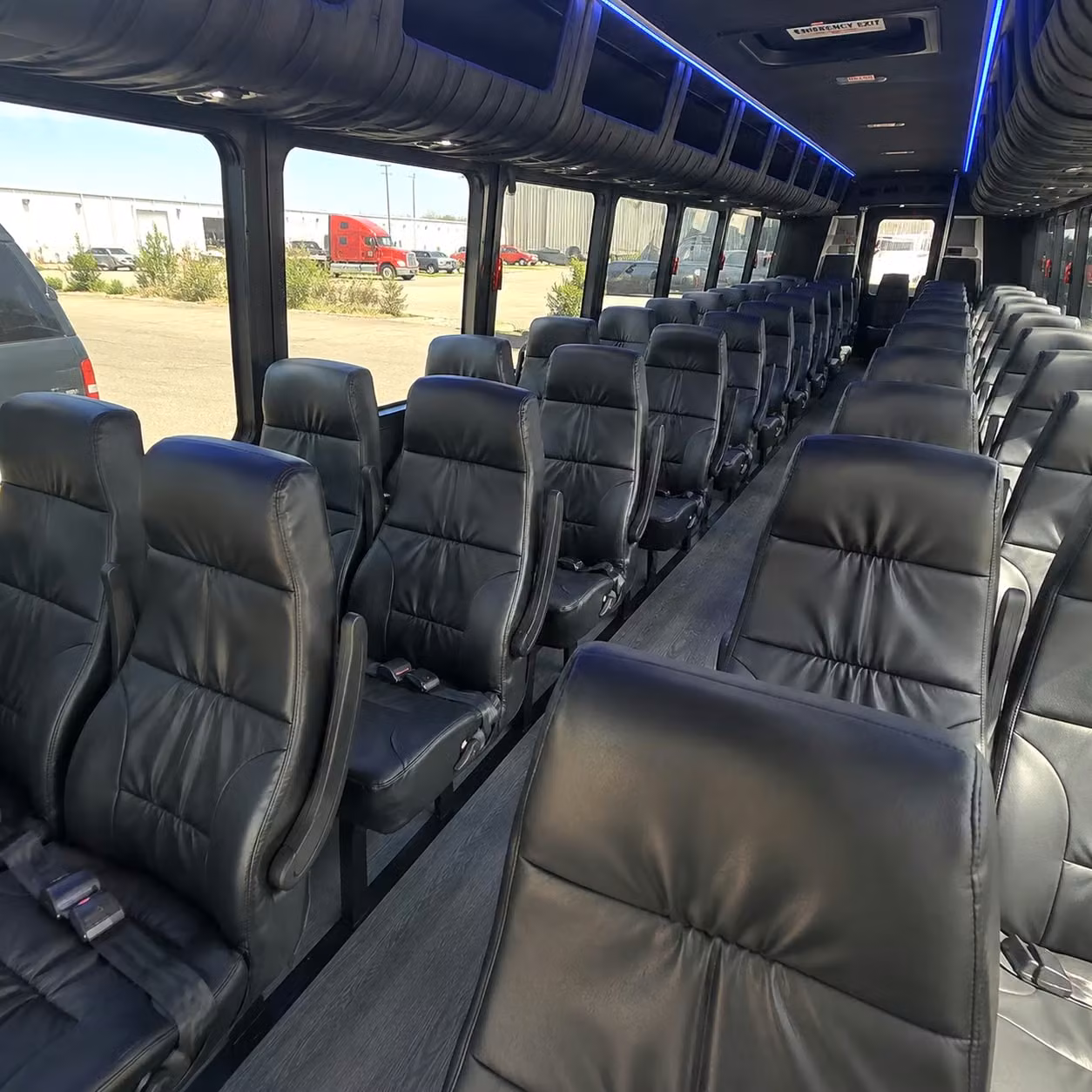 25 passenger minibus inside