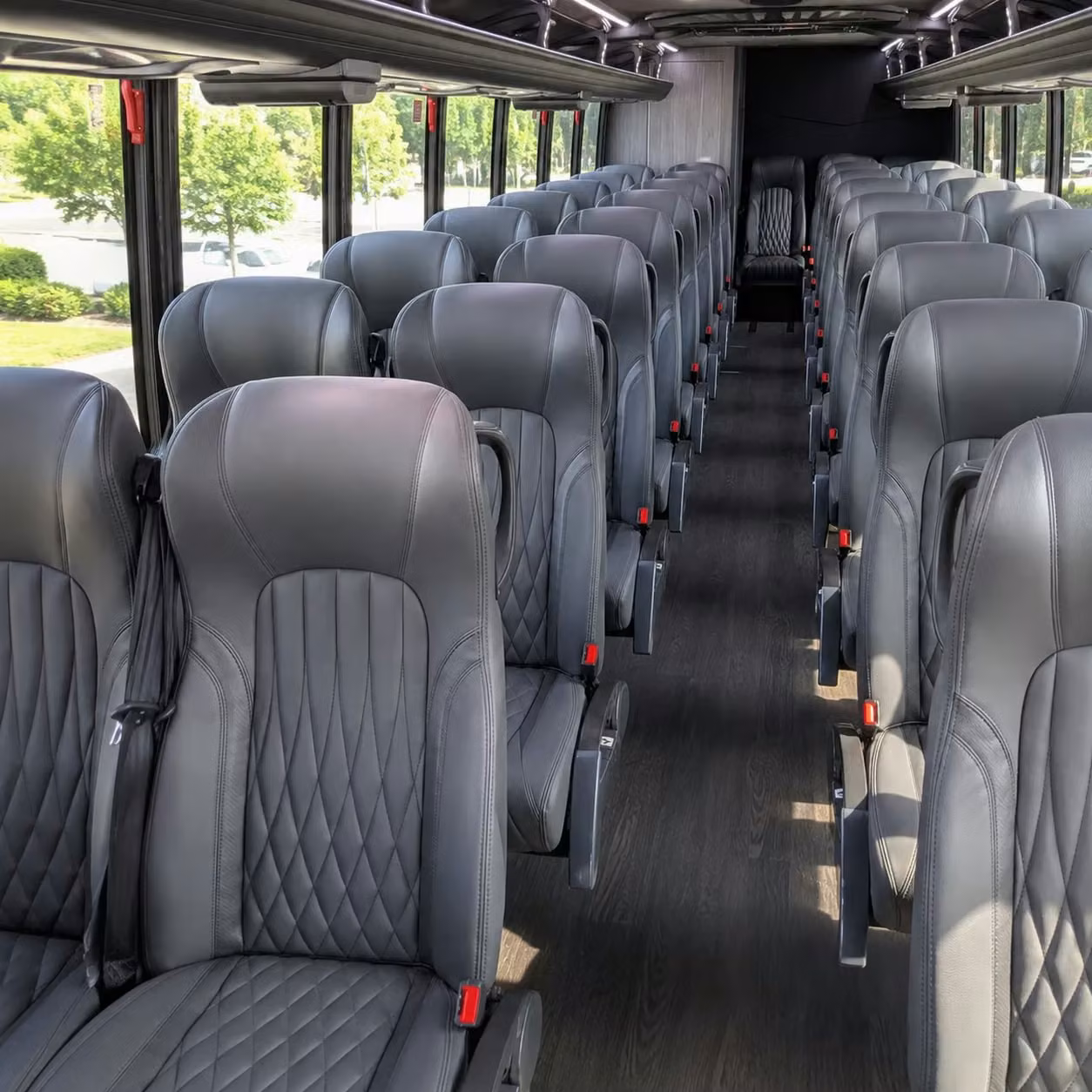 28 passenger minibus interior
