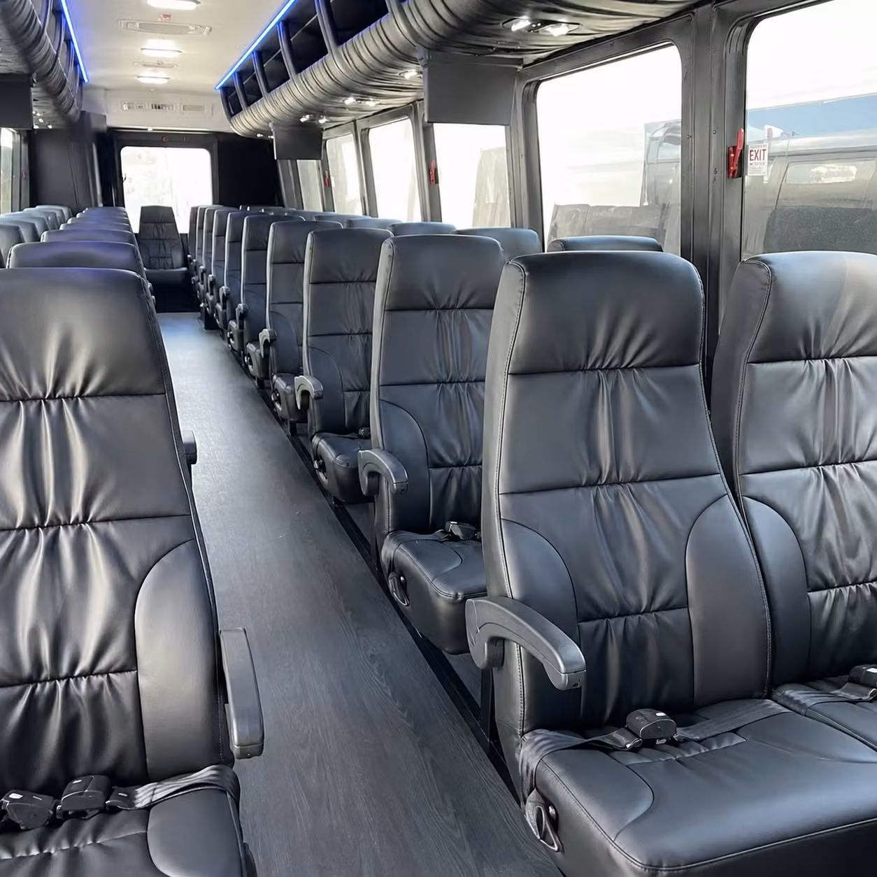 30 passenger minibus inside