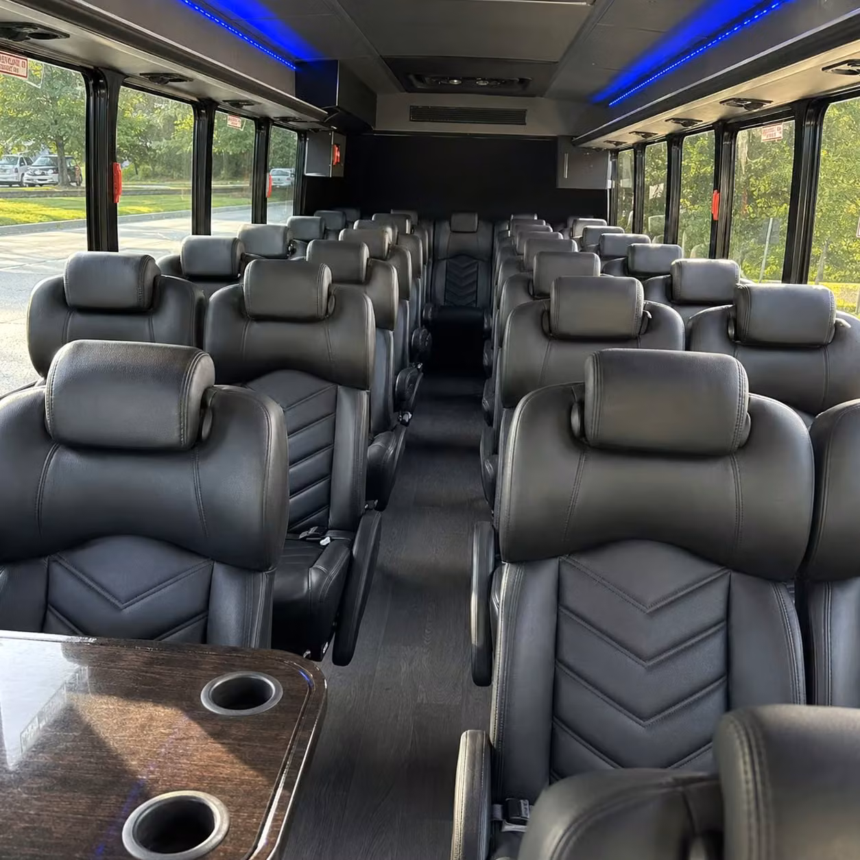 35 passenger minibus interior