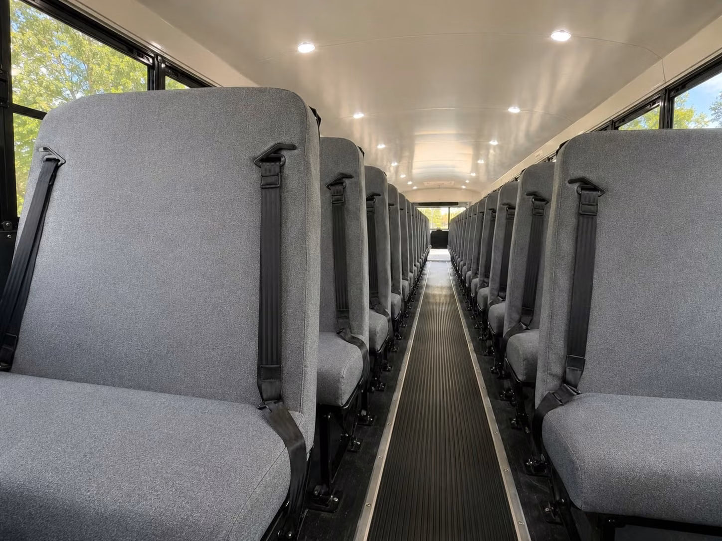 school bus interior
