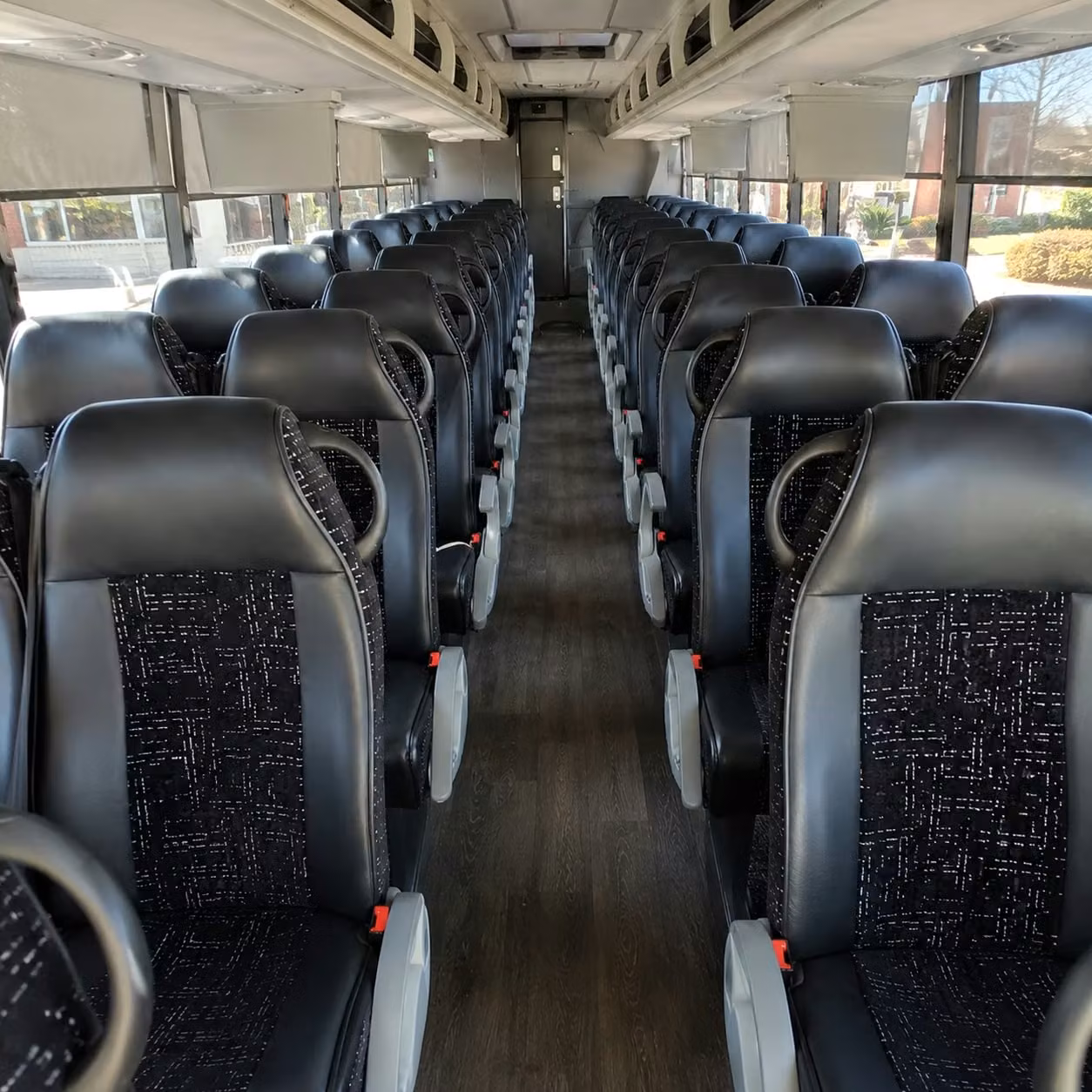 taunton charter bus interior